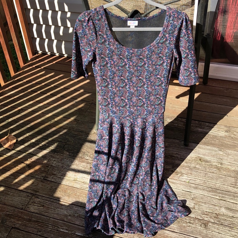 LuLaRoe Nicole paisley dress